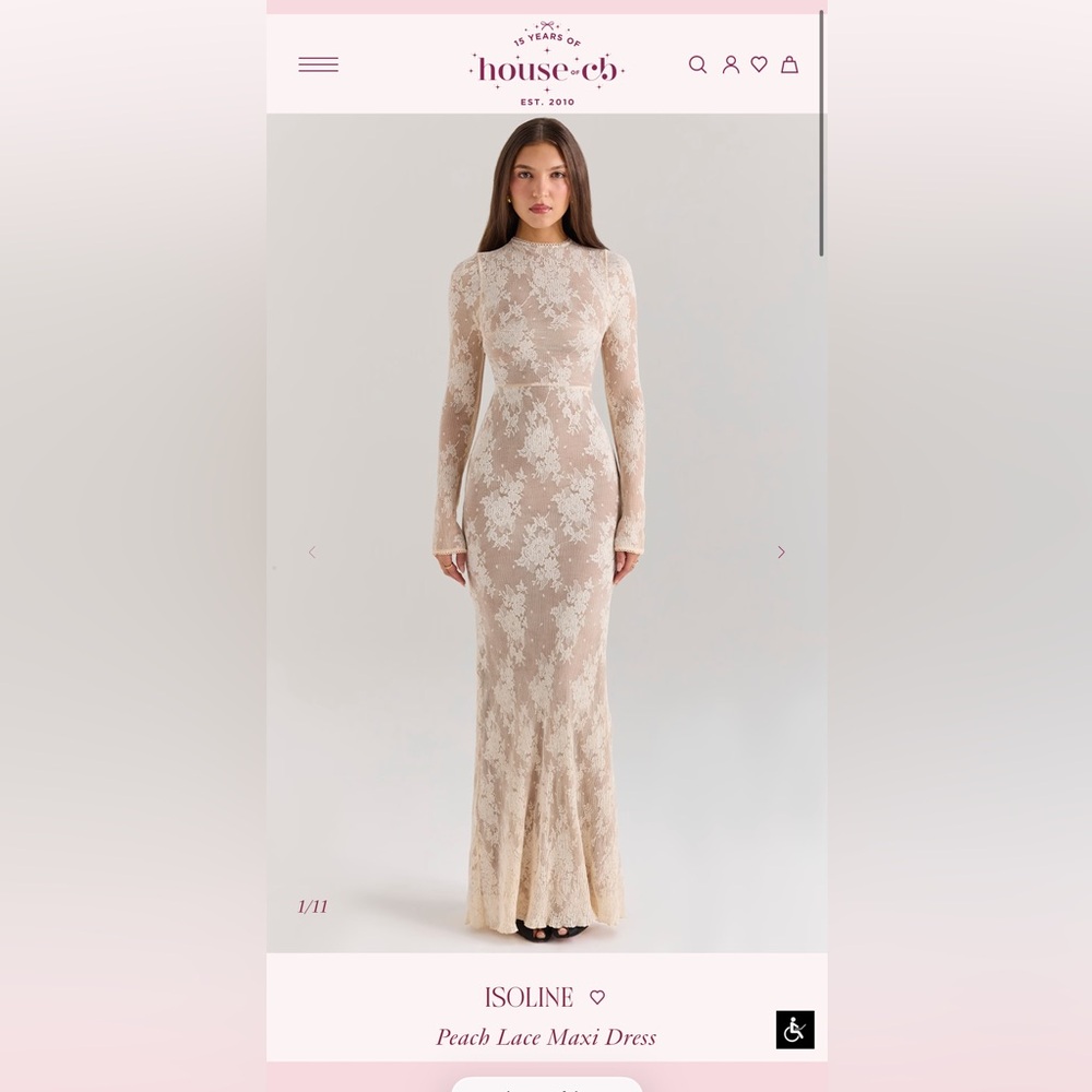 House of CB ISOLINE DRESS